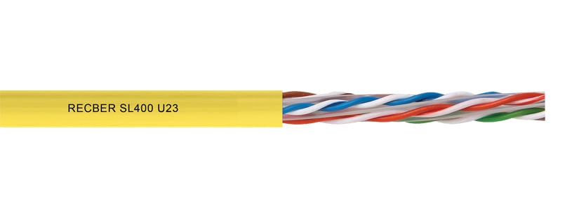 Reçber SL400 U23 Cat6 U/UTP 4X2X23AWG Kablo 100m